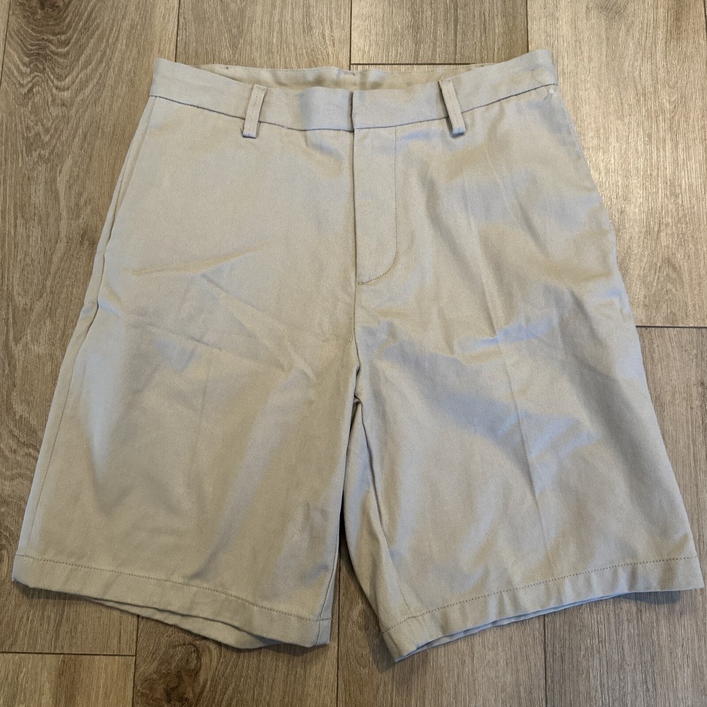 Zara‎ Men's Flat Front Tan 100% Cotton Shorts Size Large Heavyweight NWOT